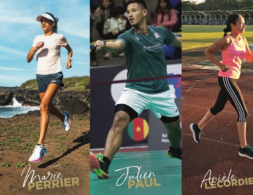 Jeux Olympiques 2024 - Beachcomber Resorts & Hotels à fond derrière la Team Mauritius