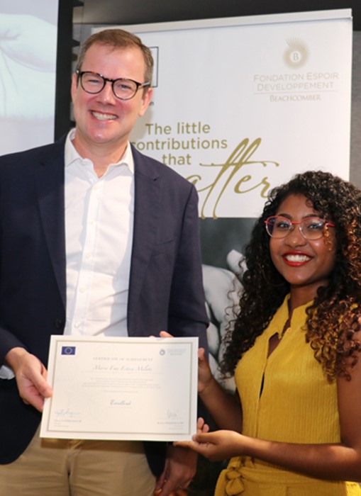 Fondation Espoir Développement Beachcomber Seed capital to support women entrepreneurs